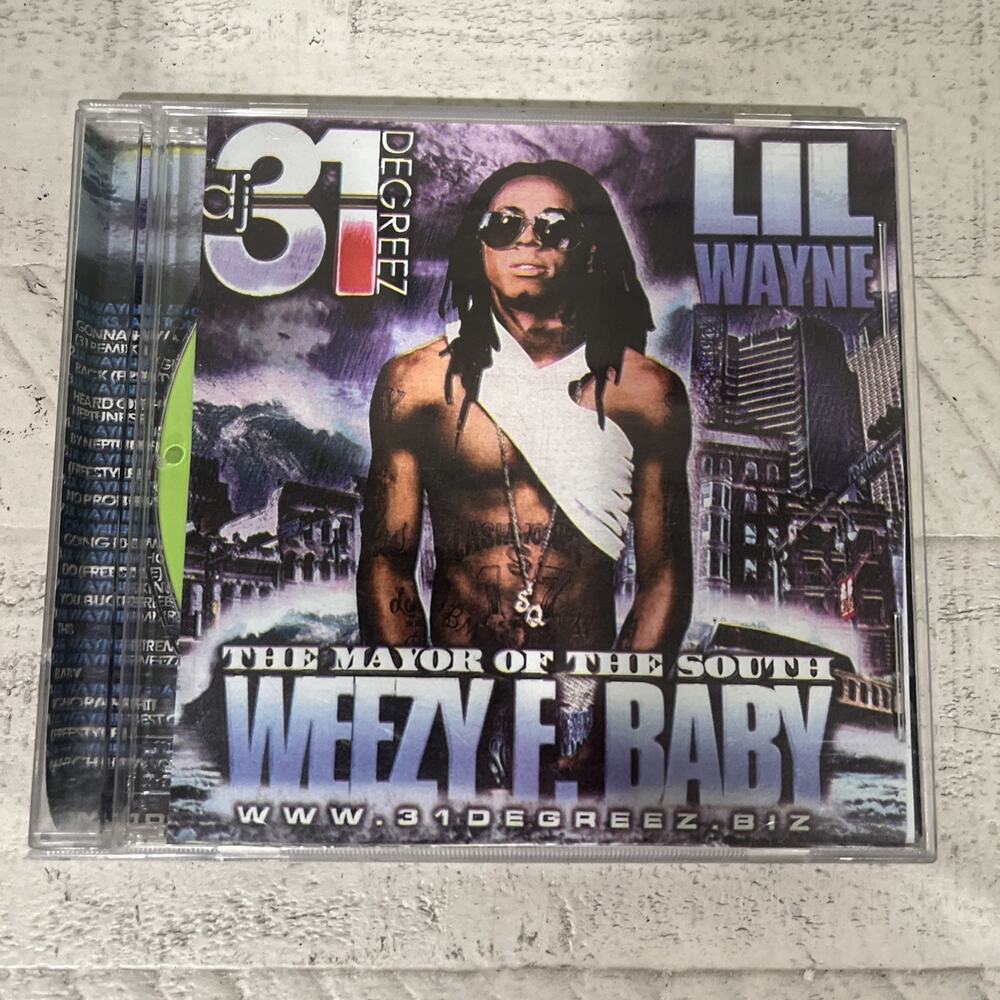 DJ 31 DEGREEZ WEEZY F BABY MAYOR OF THE SOUTH LIL WAYNE MIXTAPE CD